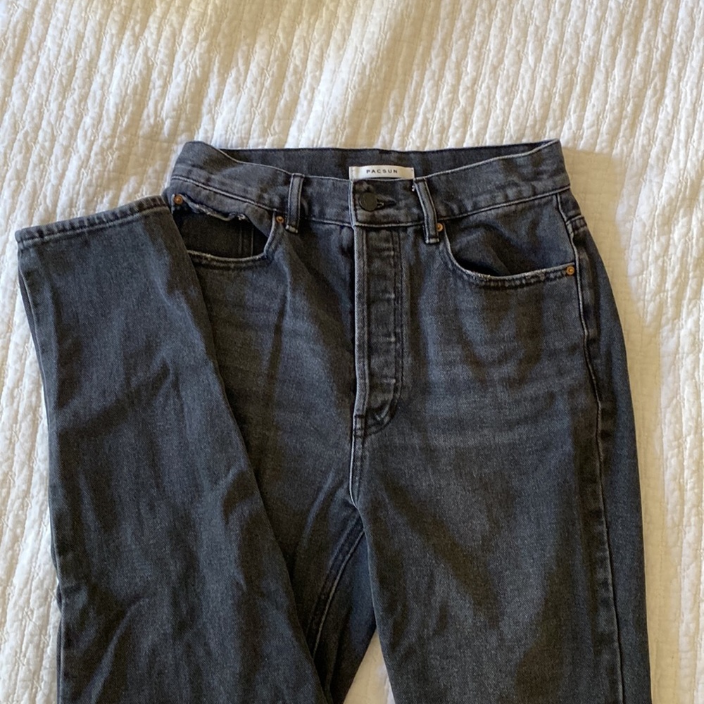 Pacsun Black High Rise Slim Jeans